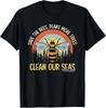 Спасите пчел Сажайте больше деревьев Чистые моря Унисекс футболка