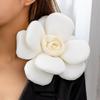 Exquisite Large Flower Corsage Soft Formal Dress Badge 22cm Camellia Brooch  Clothing Accessory