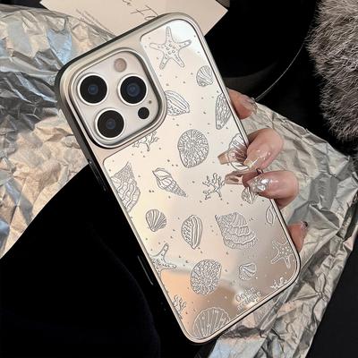 Креативный серебристый чехол для iPhone 13 iPhone 15 iPhone 16 Pro Max