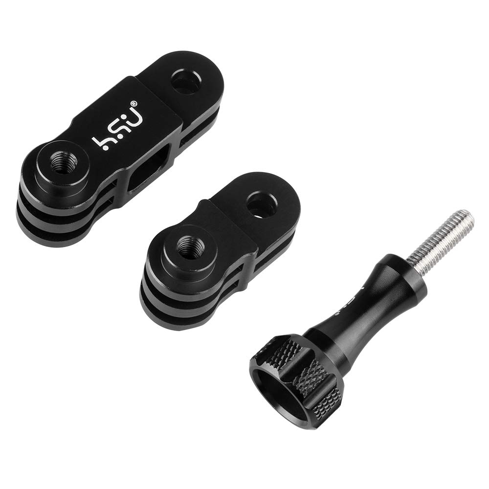 HSU Action Camera Extension Arm Gopro Extension Adapter Aluminum Gopro Mount with Wrench and Screws Action Camera Accessories for GoPro