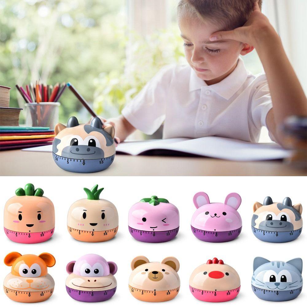 Student Learning Time Cute Kitchen Food Timer Mechanical Timer Manual Timer Digital Cooking Timer