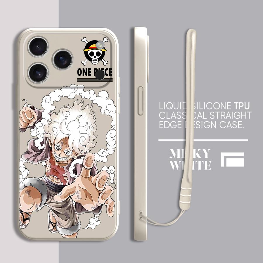 Мультяшный Чехол для Телефона Милый One Piece для Apple iPhone 17 Pro Max 11 7 8 XS XR 12 Plus 16 Air 15 13 Mini