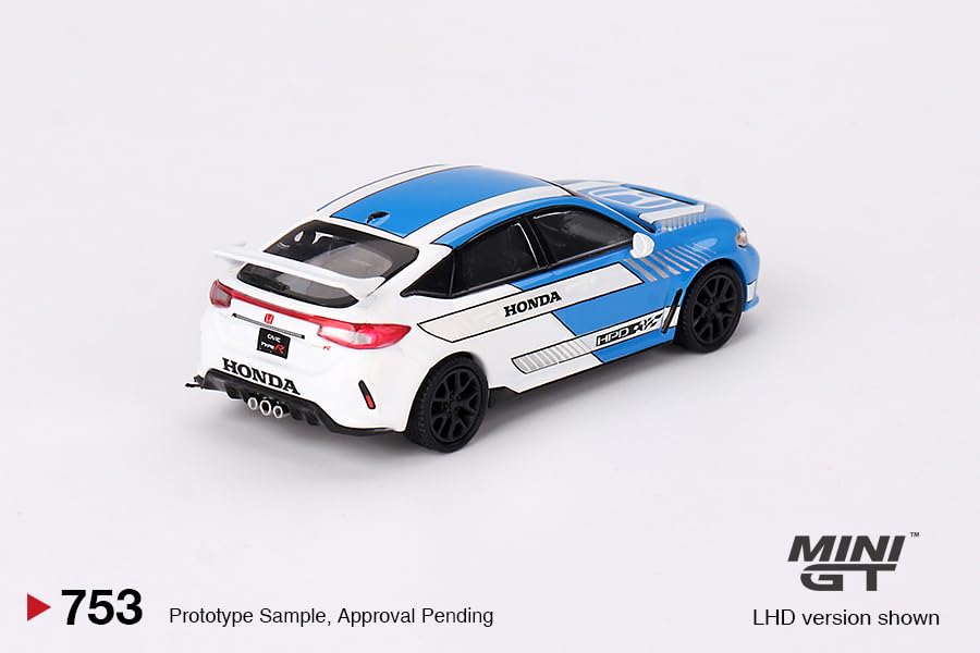 MINI GT MiJo Exclusives Honda Civic Type R Pace Car Blue Завершенный продукт × 1/64 2023#3 (Левая ручка)