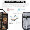 Egyptian Hieroglyphs And Deities Thermal Insulated Lunch Bags Ancient Egypt Portable Lunch Container Thermal Cooler Food Box