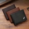 Кошелек для монет из искусственной кожи с несколькими отделениями для карт, держатель для карт, модная сумка для денег для мужчин