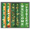 St. Patrick'S Day Family Party Door Frame Decoration Couplet Polyester Cloth Flag Poster Customization