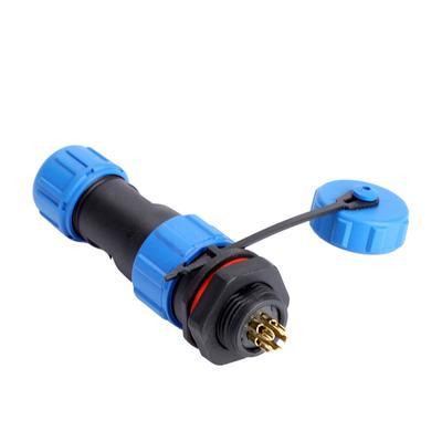 IP68 SP13 2-контактный 3-контактный 4-контактный 5-контактный 6-контактный 7-контактный 9-контактный Водонепроницаемый Пластиковый Разъем-Розетка