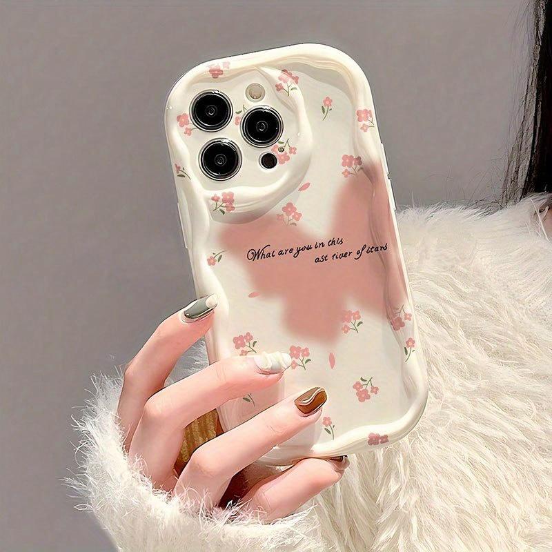 Butterfly Painting Wave Case for iPhone 16 E 15 Pro Max 14 13 12 Mini 11 Pro Max XS X 8 7 Plus Silicone Shockproof Covers Funda