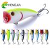 1 шт., Hengjia Topwater Popper, рыболовная приманка, реалистичная приманка для щуки, форели и окуня для рыбалки