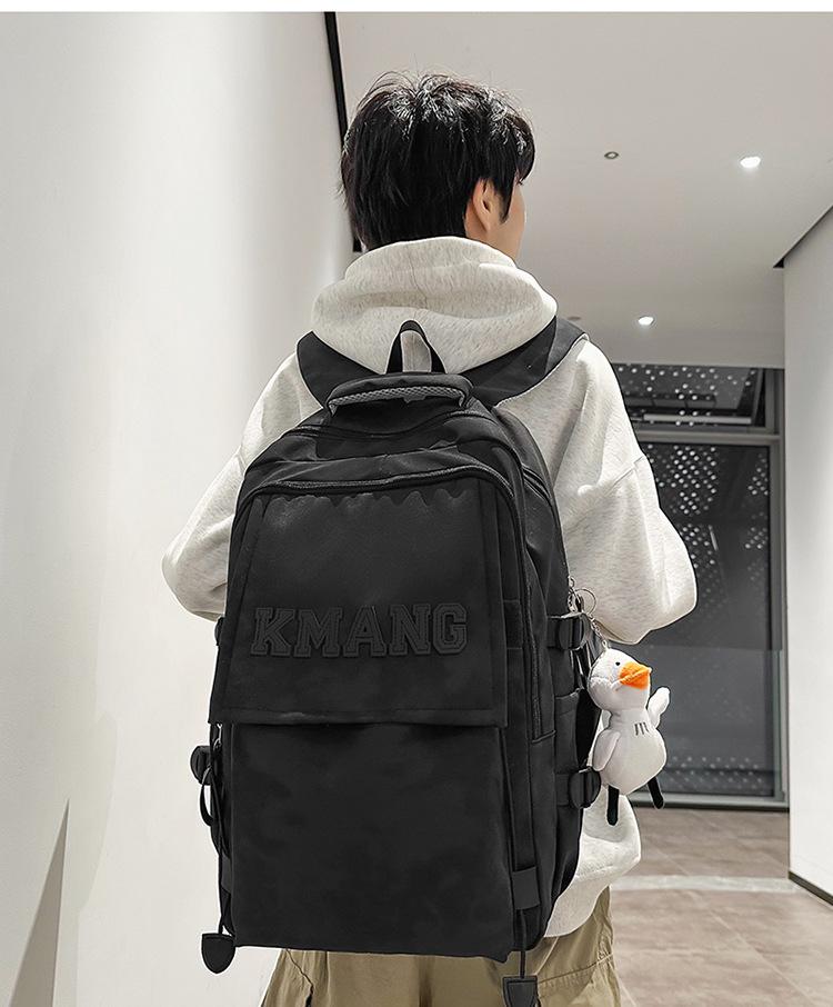 Trendy Graffiti Backpack for Junior High To College Students - Unisex, Large Capacity, Double Shoulder