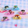 Новая милая аниме-серия «Суперкрошки» Зажим для волос с персонажами Kawaii Мультяшный персонаж Изысканная креативность Заколка для волос для девочек Подарок
