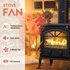 Вентилятор для дровяной печи с 5 лопастями Вентилятор для дровяной печи Тепловой вентилятор для камина Эко-вентиляторы Дружественная циркуляция воздуха
