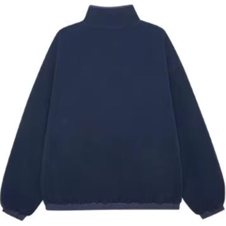 New Era FW24 MLB Логотип Двусторонняя Свободная Теплая Толстая Куртка с Воротником-стойкой с Длинным Рукавом Унисекс Куртки Темно-синий 14385095