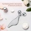 Массажер для лица 2 в 1 3D и инструмент для массажа Гуа Ша Холодный ролик для лица, глаз, подбородка Лифтинг, подтяжка кожи Инструмент для скульптурирования Инструменты для красоты