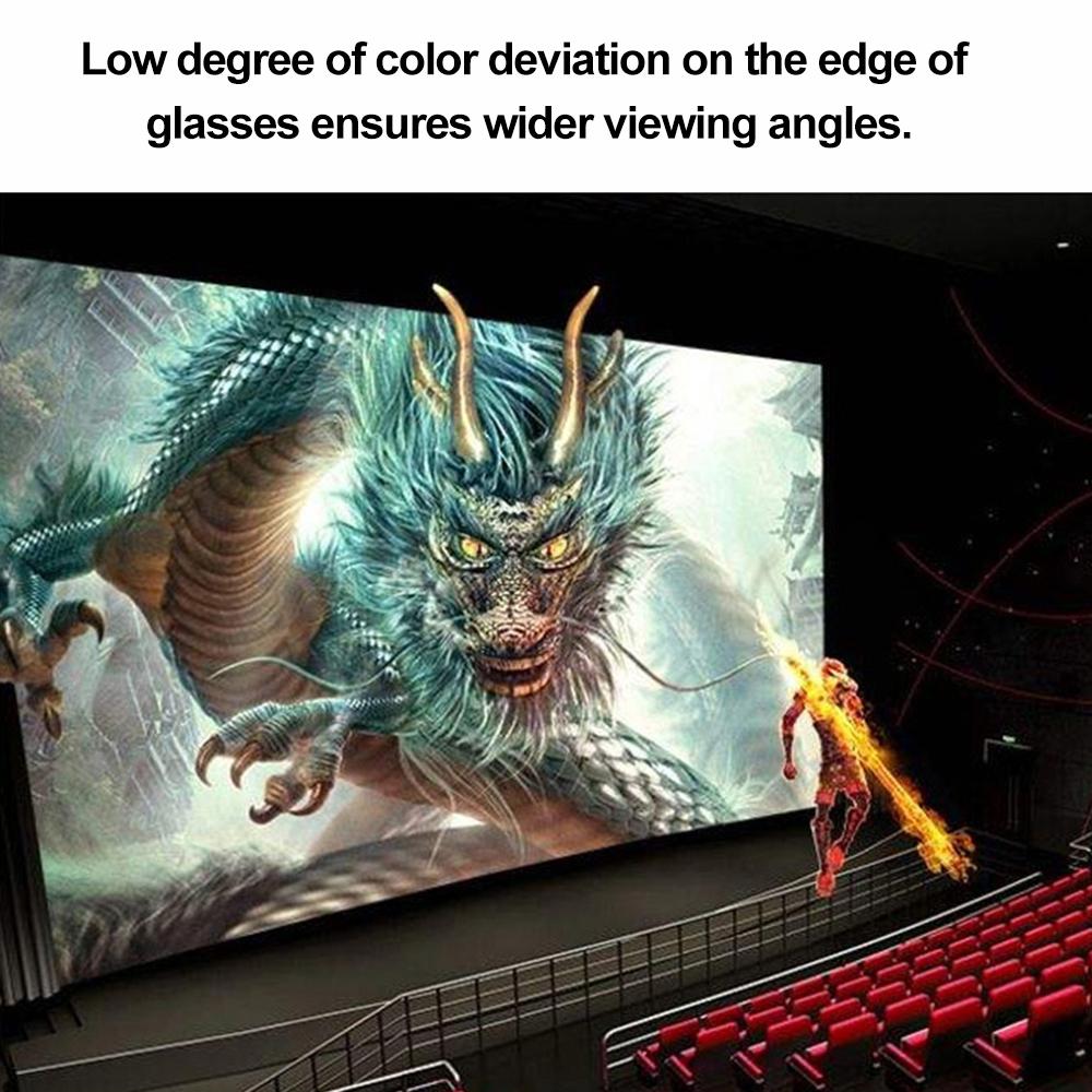 VQ163R Поляризационные пассивные 3D-очки для 3D-телевизоров Real 3D Cinemas для Sony Panasonic