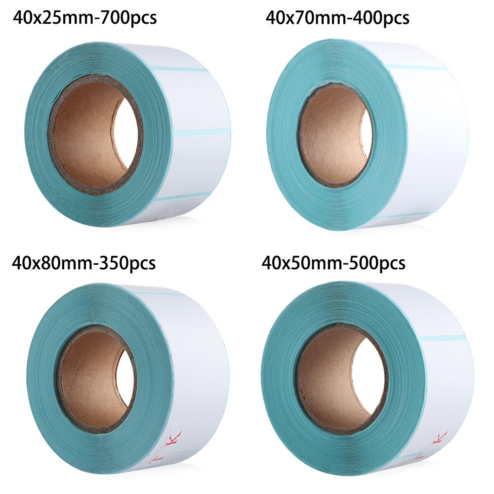 Convenient Print Supplies Blank Tag Waterproof Package Label Thermal Sticker Adhesive Paper