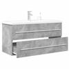 VidaXL Bathroom Furniture Set 2 Pcs Concrete Grey 3324963