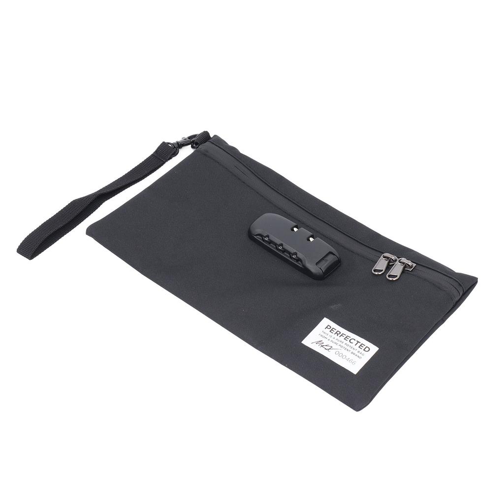 Smell Proof Bags PVC Activated Carbon Odors Absorbing Odorless Storage Pouch Scent Proof Container with Combination Lock