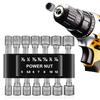 Свежий 14 шт. Мощный Шестигранный Ключ-отвертка с Шестигранной Ручкой, Шестигранные Головки, Удлинитель для Головки, Пневматический Вставной Винтоверт