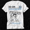 Anatomy of ED-209 Robot Service and Repair Manual T Shirt Gift Unisex Top Adult Tee Vintage Music Best Movie OZ483