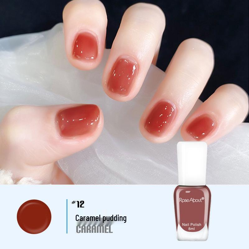 Aurora Nude Водный отслаивающийся лак для ногтей - Летний, Стойкий, Экологичный, Без запаха, Не требующий сушки, Бесплатная доставка