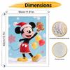 Disney digital oil painting art kit Christmas Mickey handmade diy home decorations