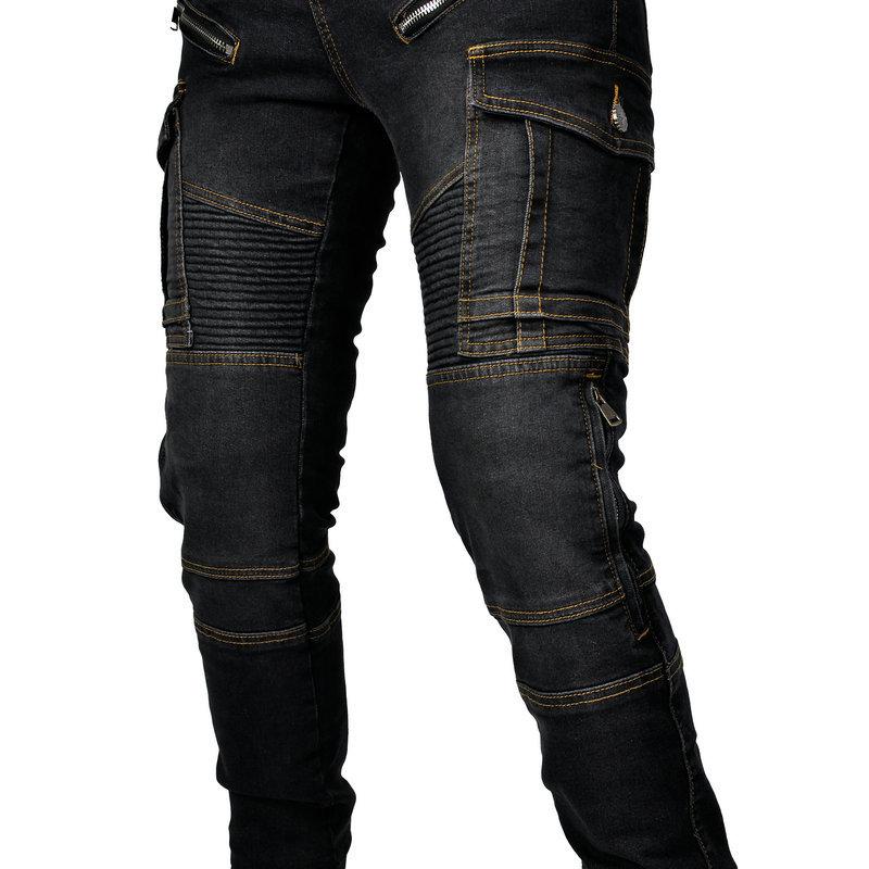 VOLERO + женские джинсы в стиле Harley + мотоциклетные штаны для велоспорта, гоночные штаны с защитой от падения, регулируемые наколенники