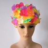 Pearl Petal Stretch Swimming Cap Flower Breathable Comfortable Swimming Cap Adult Swimming Cap