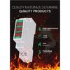 Din Rail Smart LED Digital DC11V-310V Direct Current Voltage Meter Numeric Display Voltage Gauge for Electronics