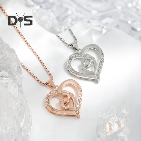 Ожерелье с подвеской в виде сердца для матери и сына, украшения на День матери, подарки для бабушки, мамы, дочери, жены