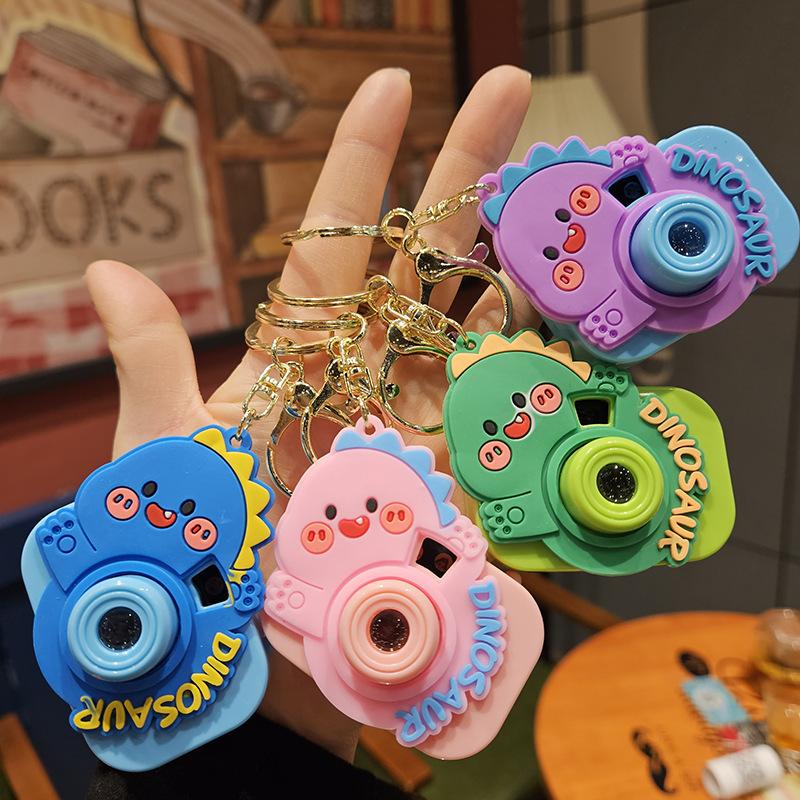 Милая мини-проекционная камера, мультяшный светящийся проекционный свет, женская сумка, брелок-подвеска
