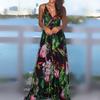 Women's Summer Halter Printed Beach Casual Dresses