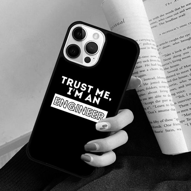 Я Инженер Я Хорош в Математике Чехол для Телефона Задняя Крышка для iPhone 17 Air 16 15 14 13 11 12 Pro Max Plus Coque