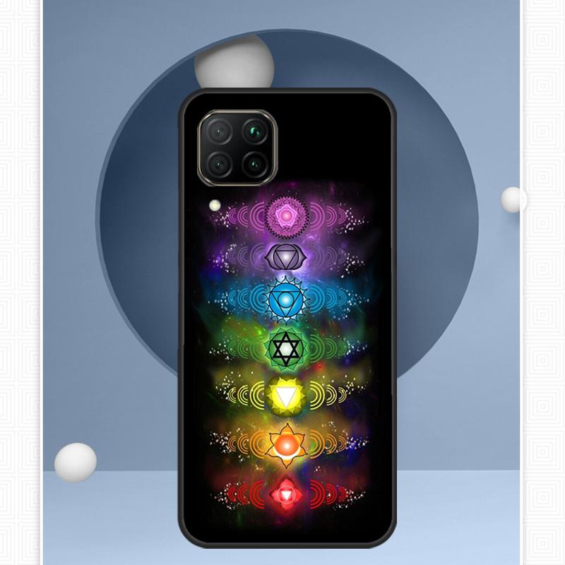 Чехол Mandala Chakra Yoga для Huawei Nova 12s 12i 11i 8i Y91 Y60 Y70 Y72 Y90 Y61 9 10 SE P20 P40 Lite P30 P60 Pro