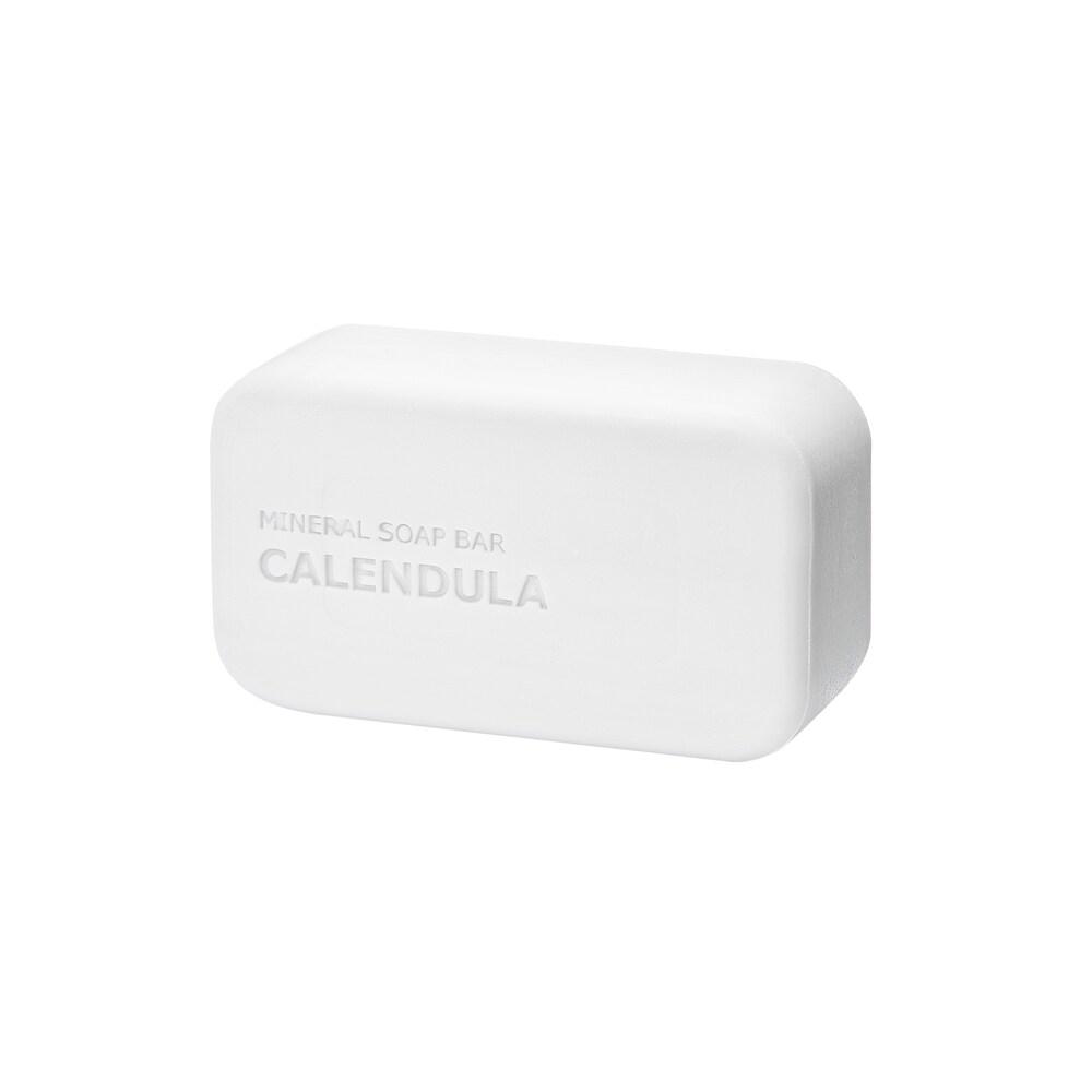 Рустик Амазонская белая глина минеральное натуральное мыло, календула для лица и тела, парфюмированное мыло