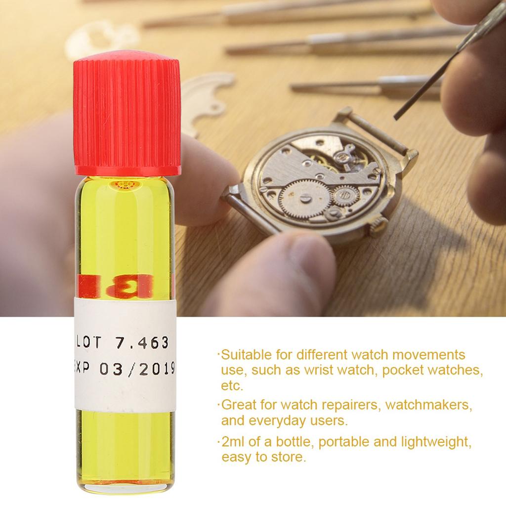 Watchmaker Watch Movement Repair Oil Lubricant Wristwatch 2ml
