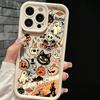 Мультяшный Хэллоуин Подходит для Apple 15/14Pro Чехол для мобильного телефона iPhone13/12 Новый 16 Мягкий чехол 11 Индивидуальность 78p