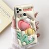 For Itel Vision 1 Plus 1 Pro 2s 5 Plus Housing Phone Case Lovely Cartoon Luxury Flower Painting Cover Soft Silicone Matte Bumper