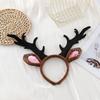 Elk Christmas Headband Shiny Deer Antler Hairband Fashion Xmas Hairband  Christmas Festival Gift