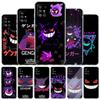 Японский аниме покемон генгар прозрачный чехол для Samsung Galaxy A52 A12 A51 A32 A21s A71 A32 A22 50 A70 A31 A72 5G чехол для телефона