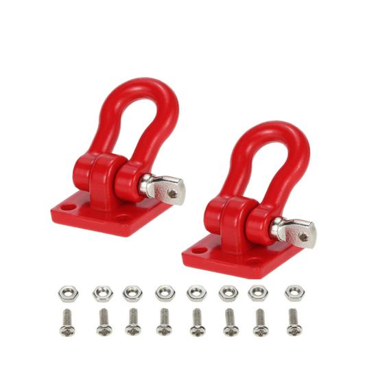 A Pair 1/10 Scale Trailer Buckles Hooks Accessory for RC Truck Crawler Climber