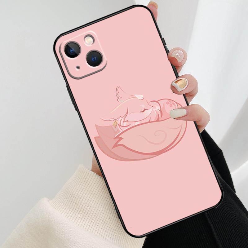 Чехол для телефона Yae Miko Genshin Impact для iPhone 17 Pro Max 14 13 12 11 15 16 Pro Max mini 16 15 Plus 16e 17 Air