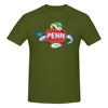 Penn Fishing Saltwater Slim Fit Tshirt Hong Kong Retro Original Tees