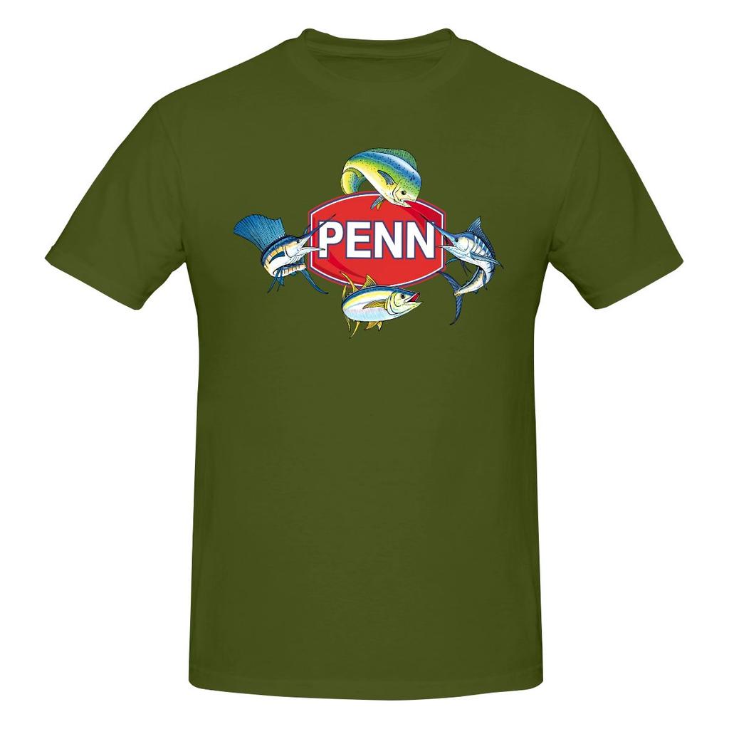 Penn Fishing Saltwater Slim Fit Tshirt Hong Kong Retro Original Tees
