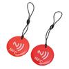 10PCS NFC Keychain for N 213 Chips Programmable NFC Card Compatible All NFC Enabled Mobile Phones and Devices