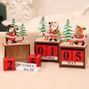 Christmas Decorations Wooden Calendar Table Home Decor Decor Calendar DIY Gifts for Kids