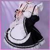Rem Cosplay Costume Re:Life in A Different World From Zero Uniform Outfits Full Set for Girls Halloween Carnival Fancy Suits
