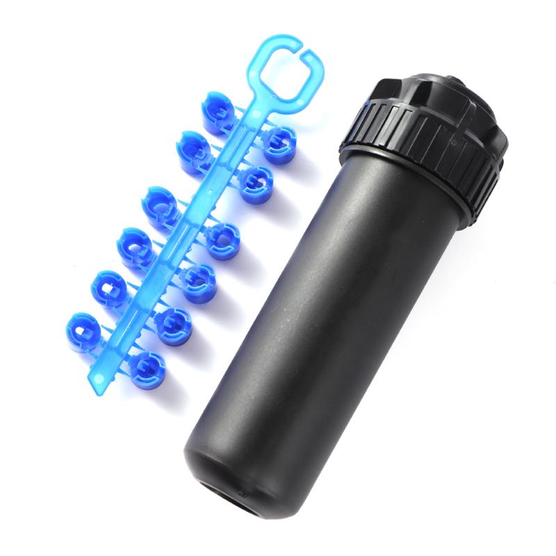 1 Set 25°~360°Adjustable Lifting Type Buried Rotating Lawn Sprinkler G3/4" Female Thread Popup Sprinkler With Replacement Nozzle