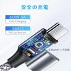 Кабель USB Type C, совместимый с PD, 60 Вт/3 А, быстрая зарядка USB3.2 Gen2(10Гбит) USB-A — USB-C тип C Сверхпрочный нейлон Совместим с моделями Type-C (1,