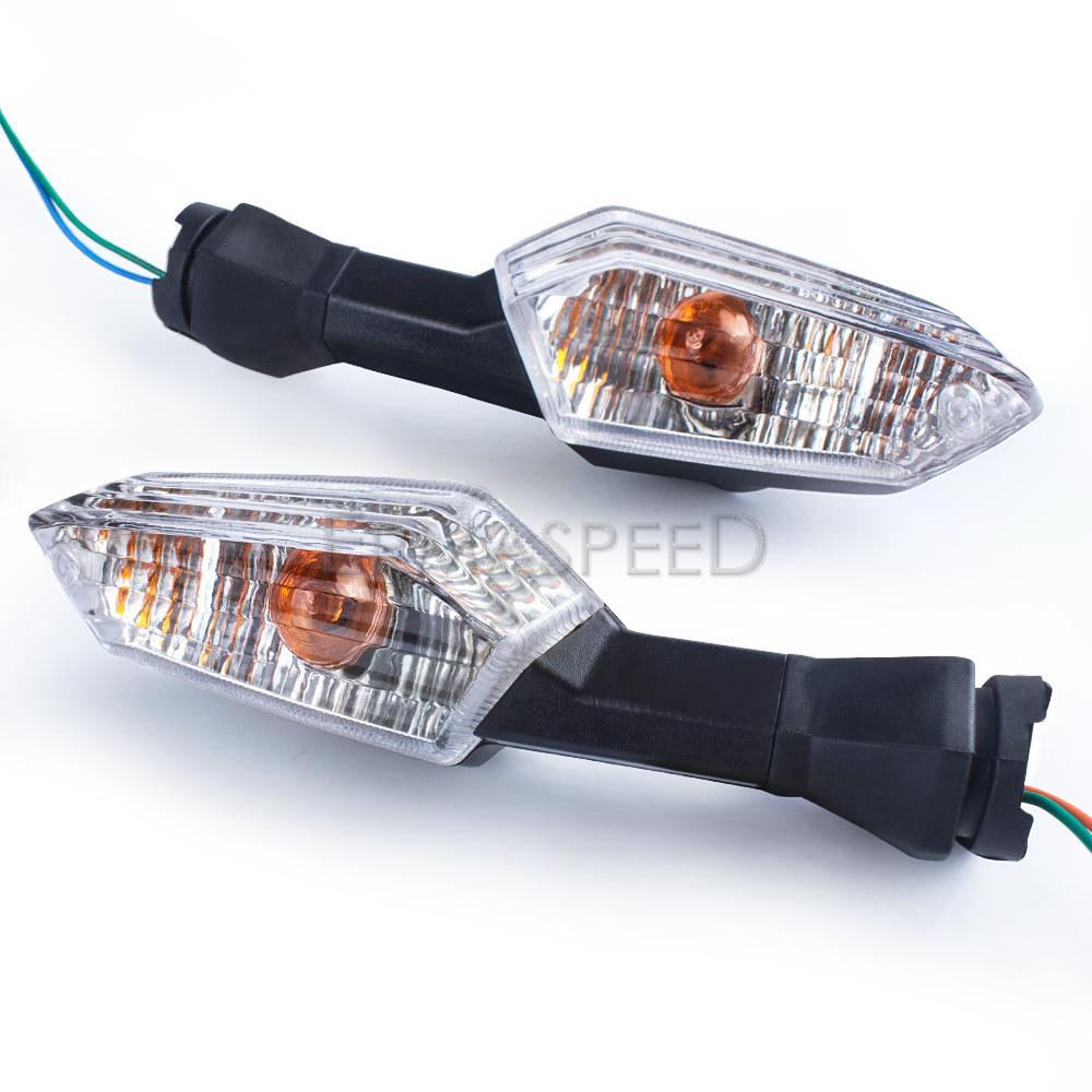 2 шт. мотоциклетные указатели поворота, янтарные поворотники, лампа спереди и сзади, индикатор поворота для NINJA 1000 650 300 Z800 ER-6N ER-6F